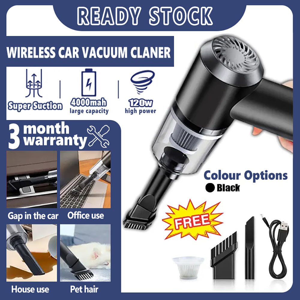 5-in-1 Cordless Car Vacuum Cleaner